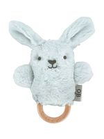 O.B. Designs Baxter Bunny Soft Blue Rattle  Toy