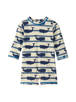 Hatley Nautical Whale One-Piece Rashguard