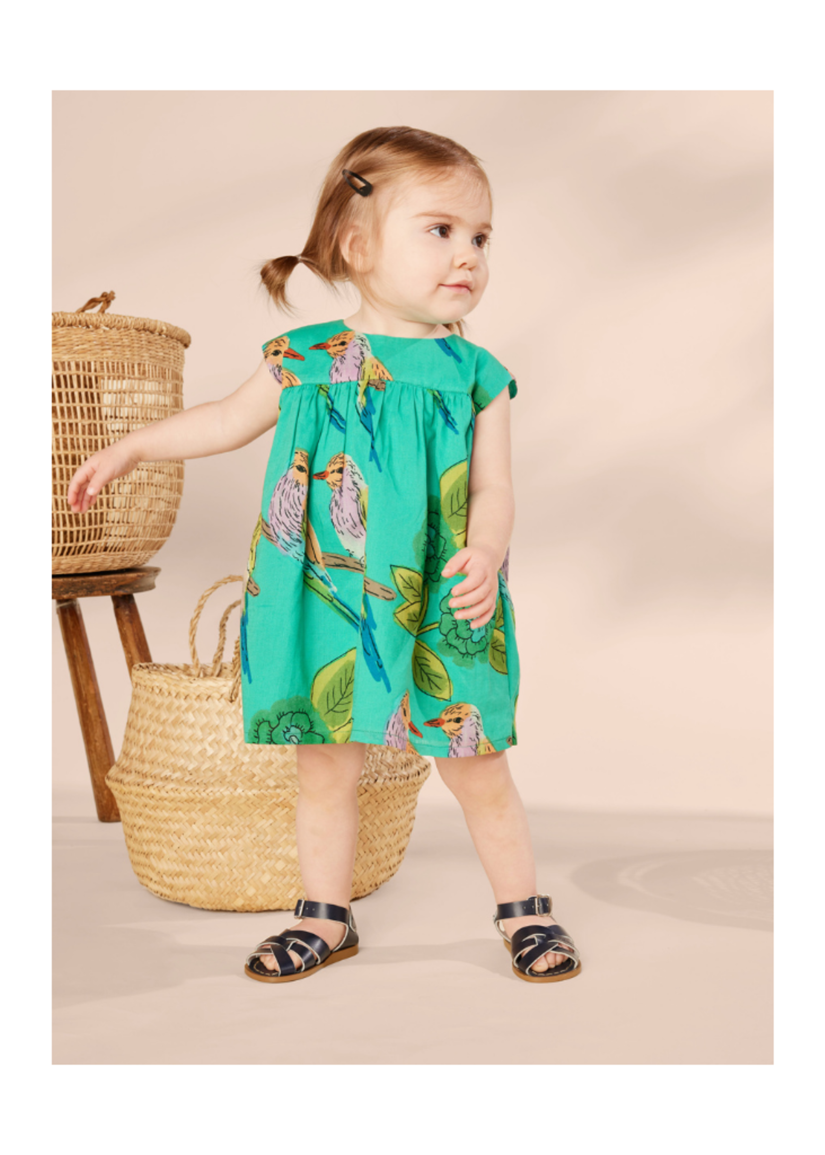 Tea Collection Printed Empire Baby Dress