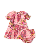 Tea Collection Puff Sleeve Baby Dress