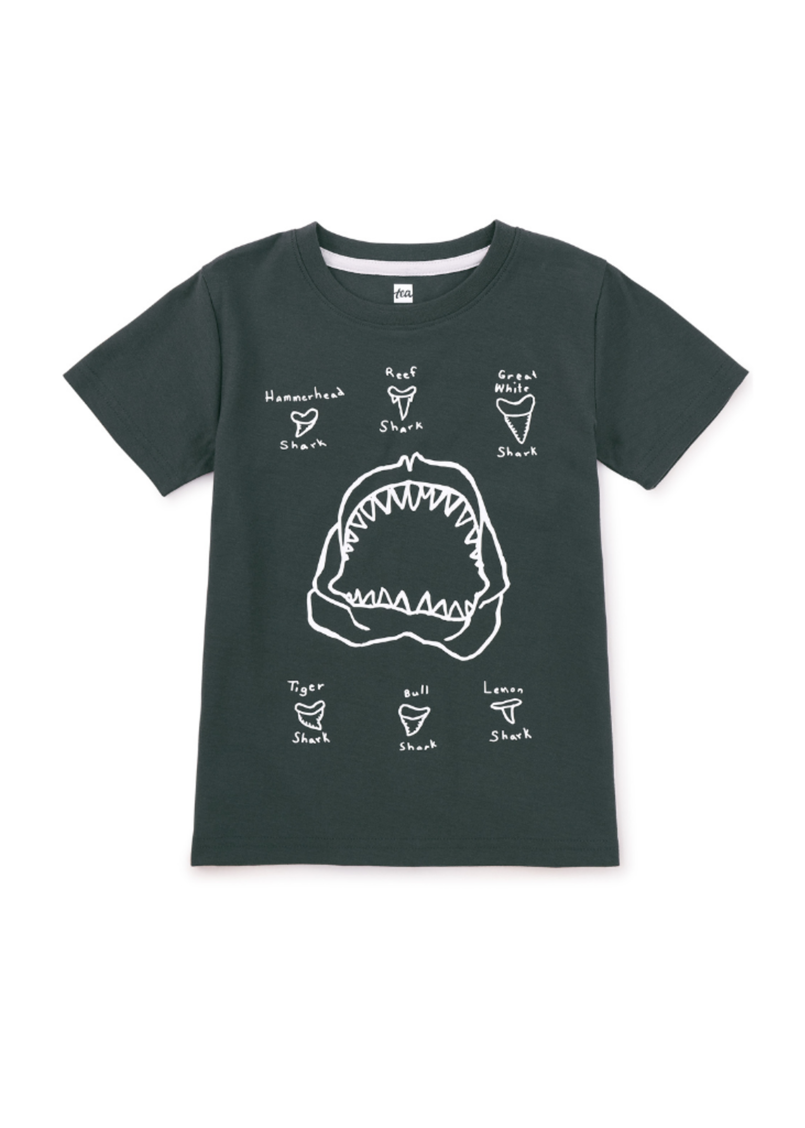 Tea Collection Shark Tooth Graphic Tee