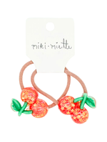 Miki Miette Sparkle Elastic Set - Cherry