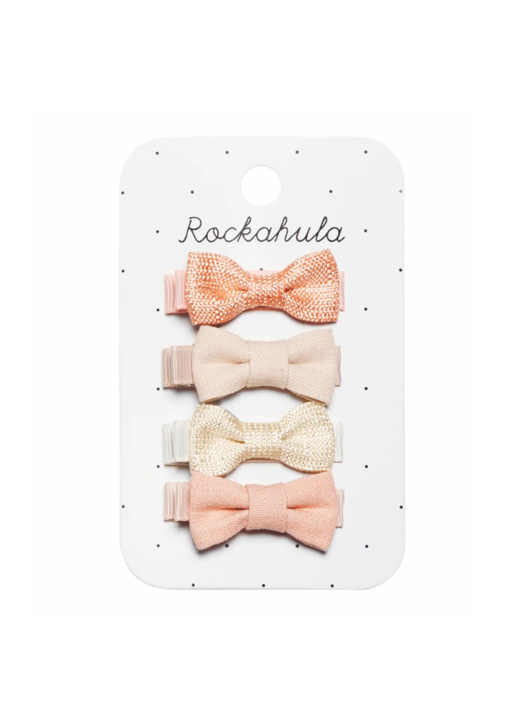 Rockahula Kids Flora Linen Mini Bow Clips