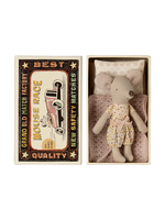 Maileg Little Sister Mouse in Matchbox