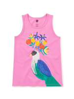 Tea Collection Floral Turaco Graphic Tank