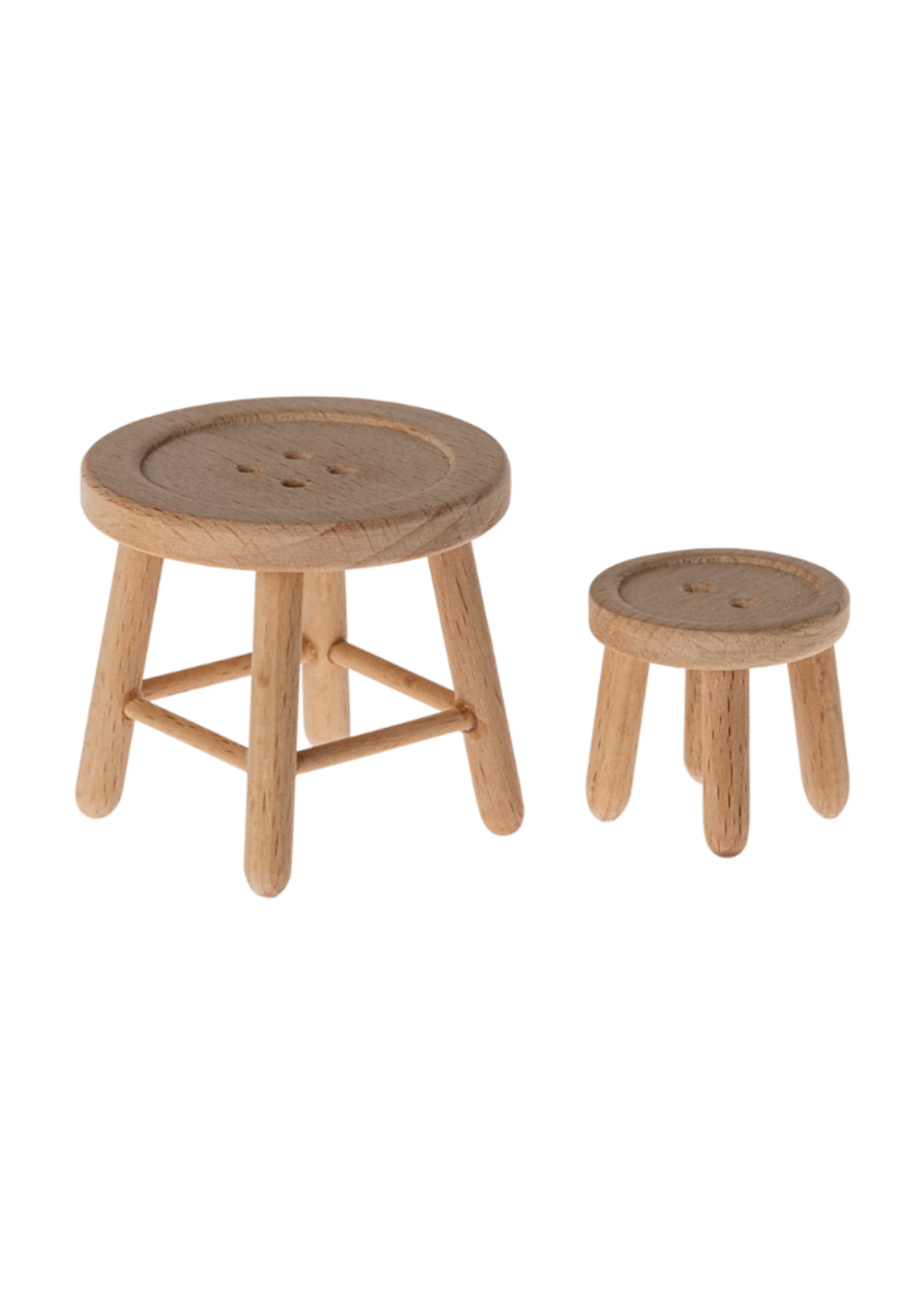 Maileg Table & Stool Set, Mouse