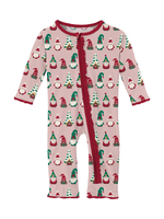 Kickee Pants Baby Rose Gnomes Ruffle Coverall