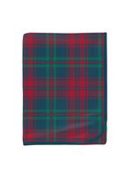 Kickee Pants Peacock Plaid Swaddling Blanket