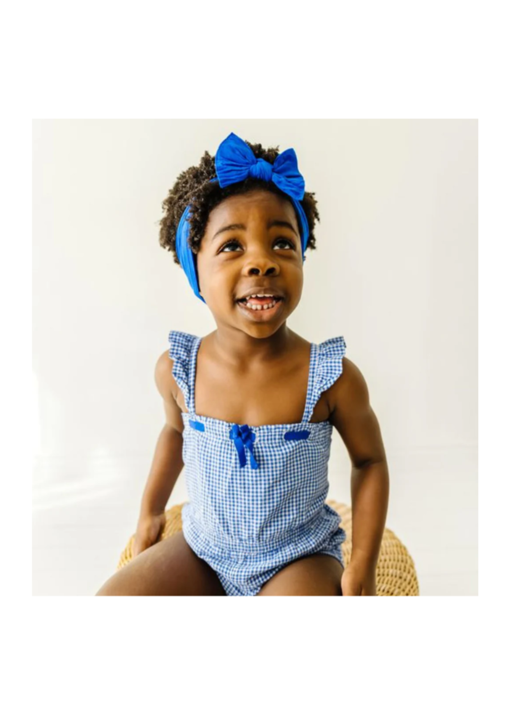 Baby Bling Knot Headband - Royal