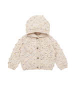 Misha & Puff Hooded Popcorn Cardigan