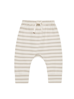 Quincy Mae Grey Stripe Drawstring Pant