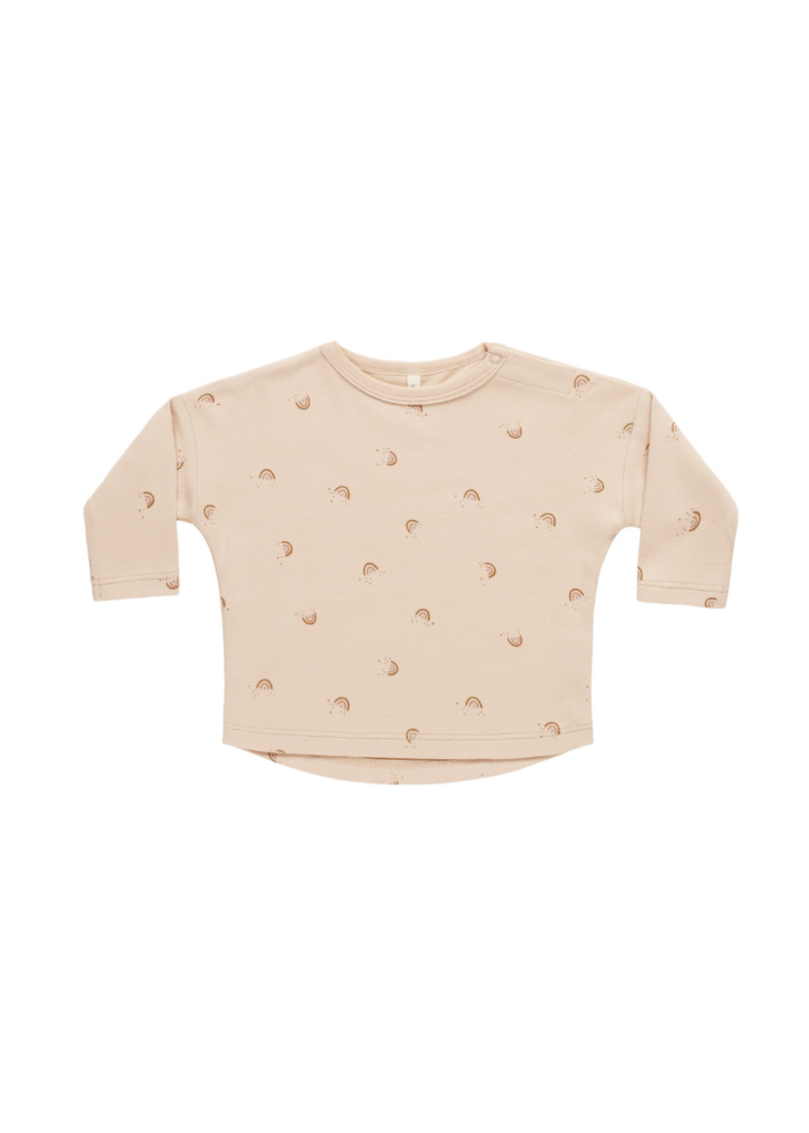 Quincy Mae Rainbows Long Sleeve Tee