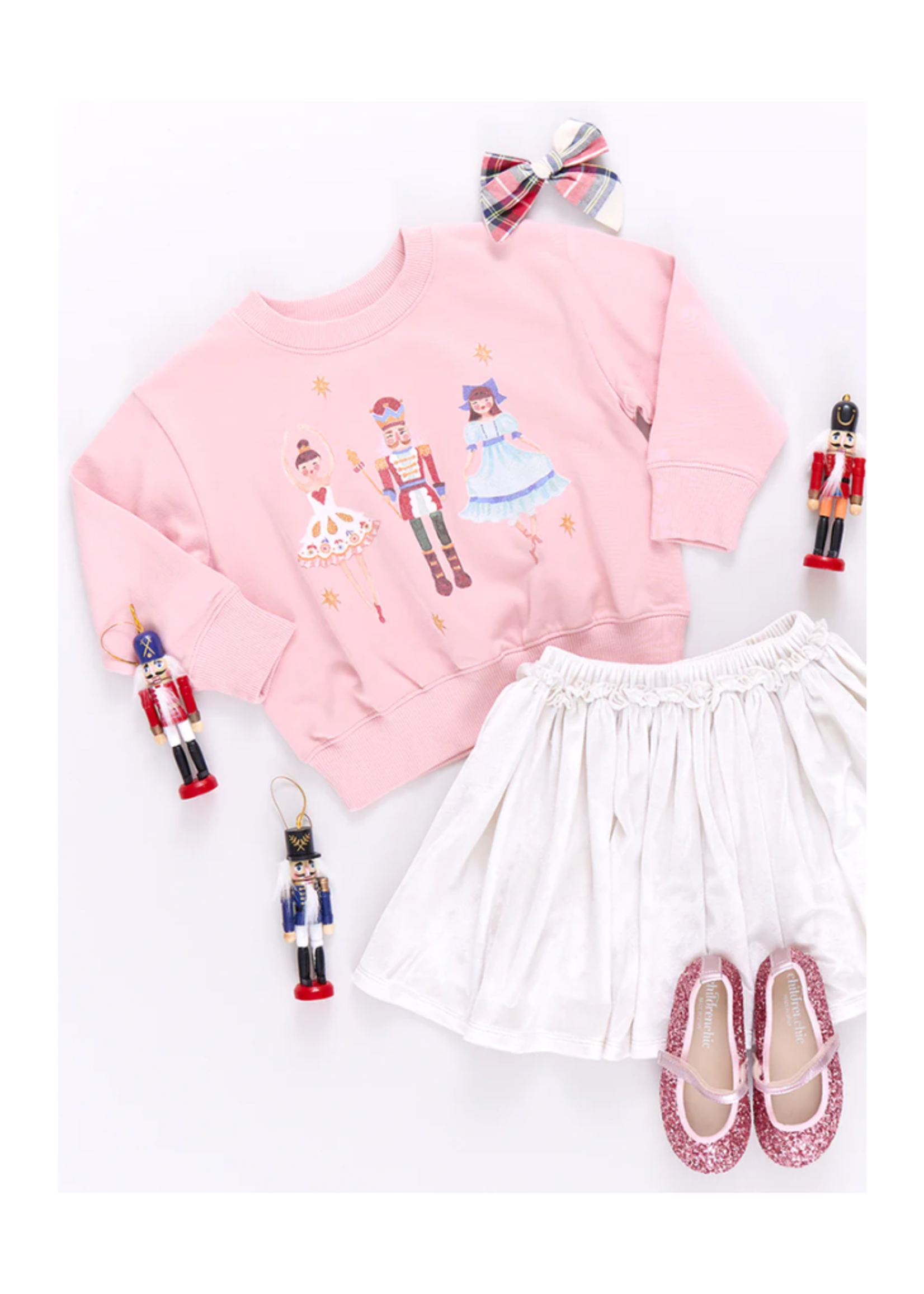 Pink Chicken Nutcracker Sweatshirt