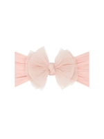 Baby Bling Tulle Fab Headband - Pleated Rose Quartz