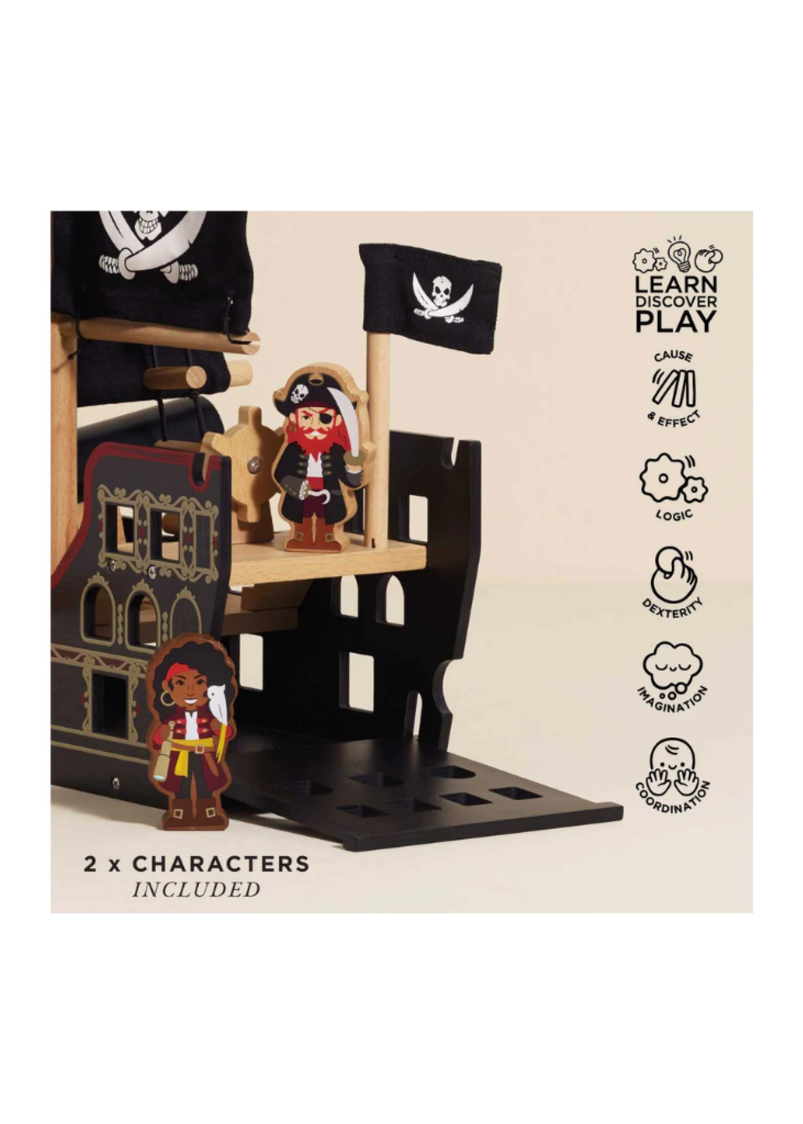 Le Toy Van Barbarossa Pirate Ship