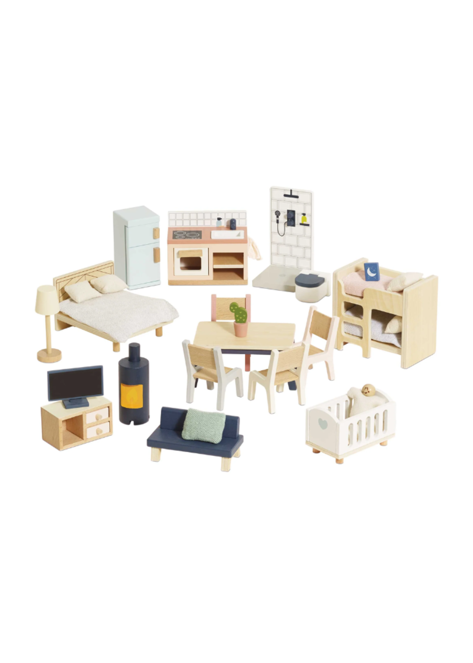 Le Toy Van Complete Dolls House Furniture Set
