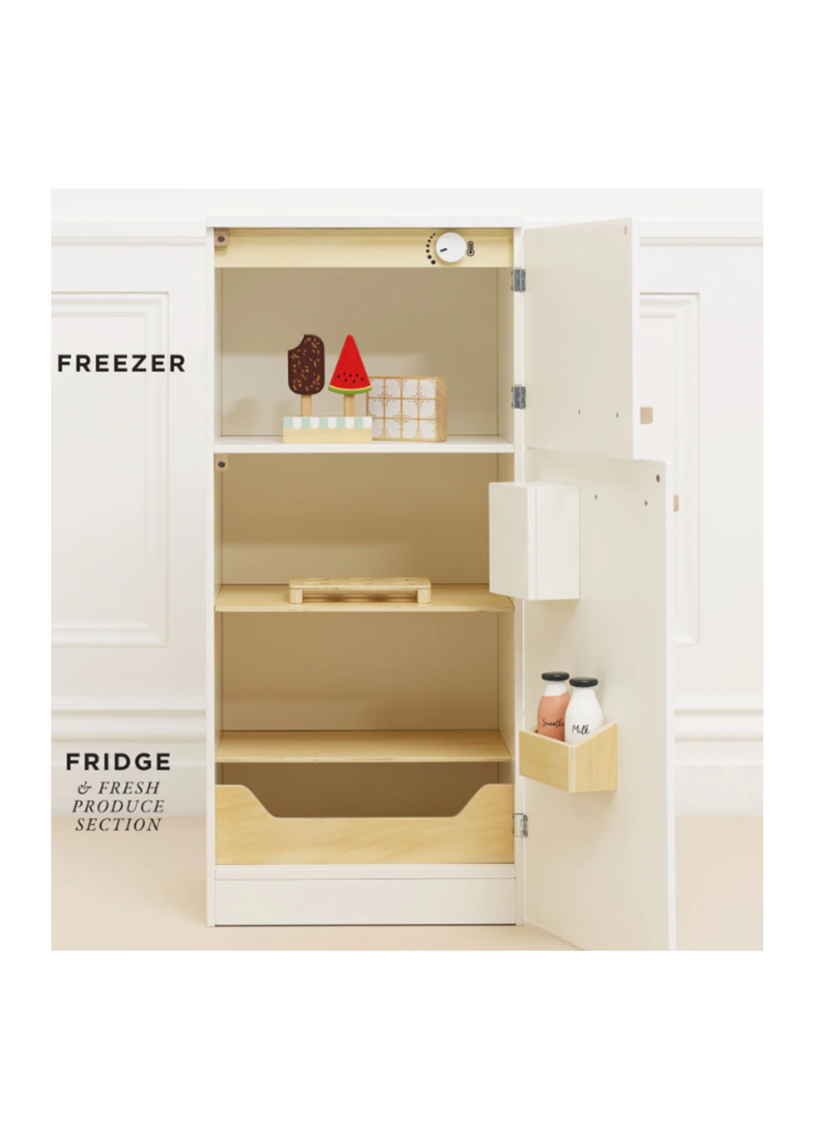 Le Toy Van Kitchen Freestanding Fridge Freezer