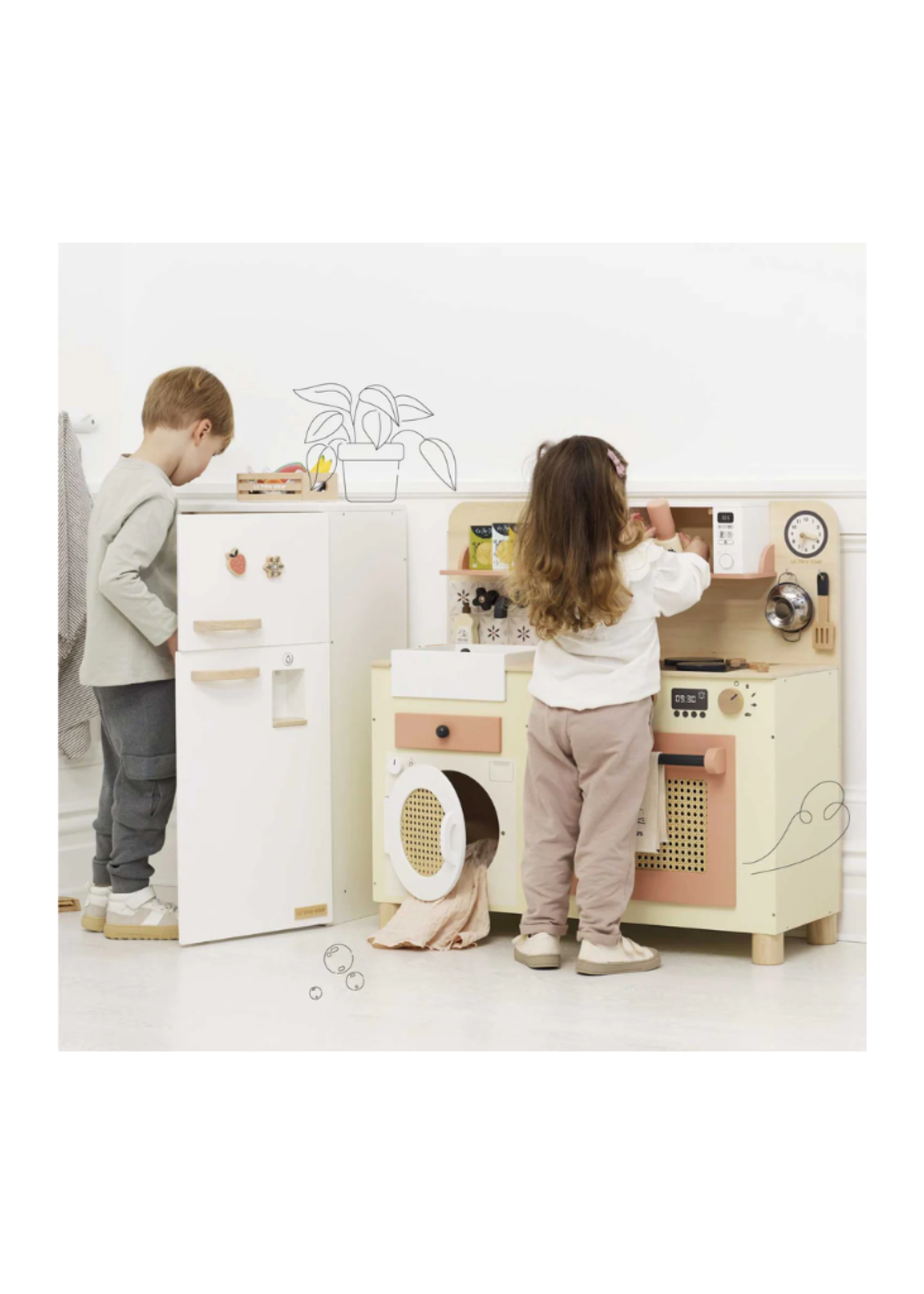 Le Toy Van Kitchen Freestanding Fridge Freezer