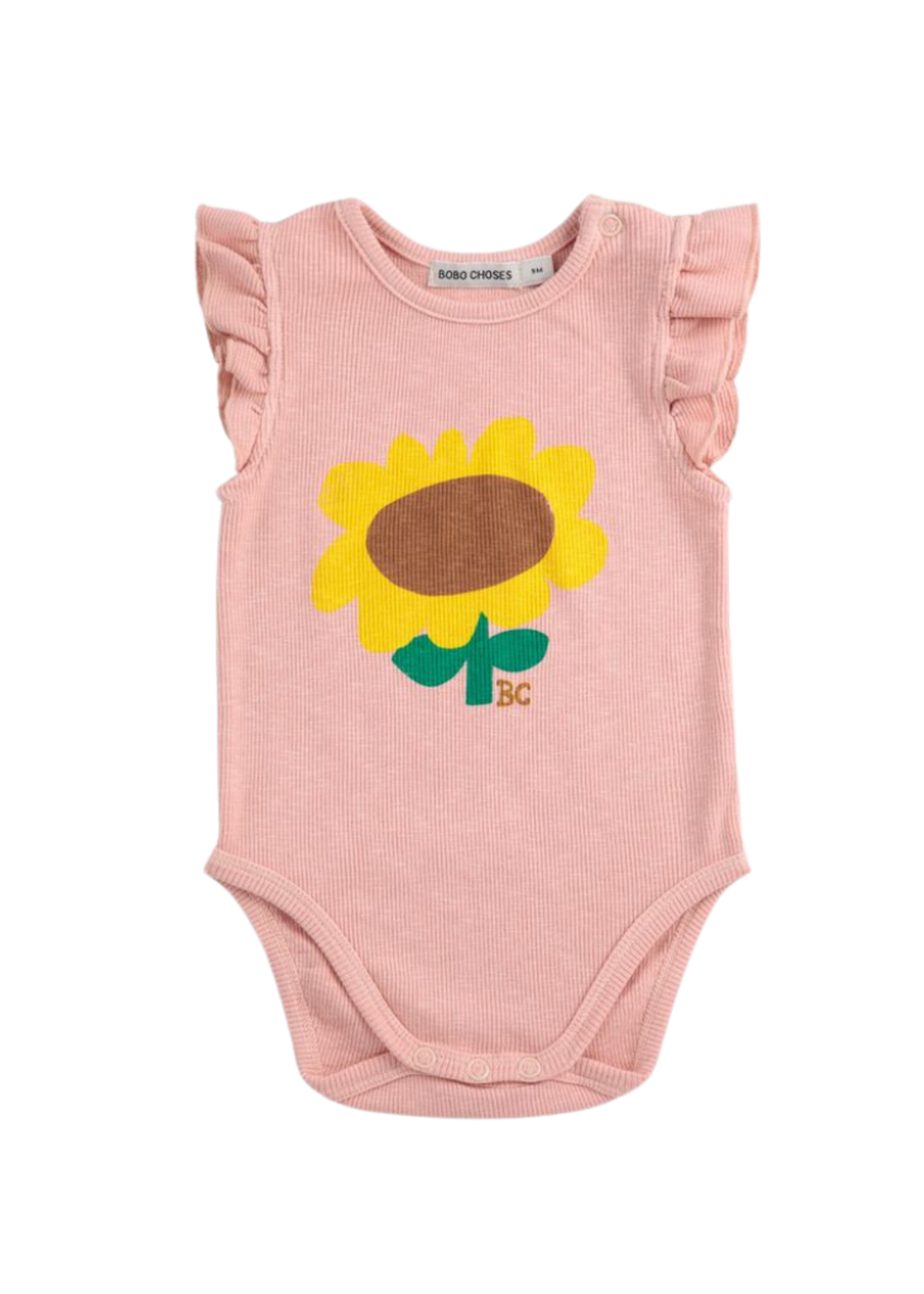 Bobo Choses Sunflower Ruffled Bodysuit