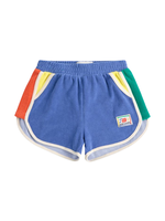 Bobo Choses Smiling Color Block Terry Cloth Shorts