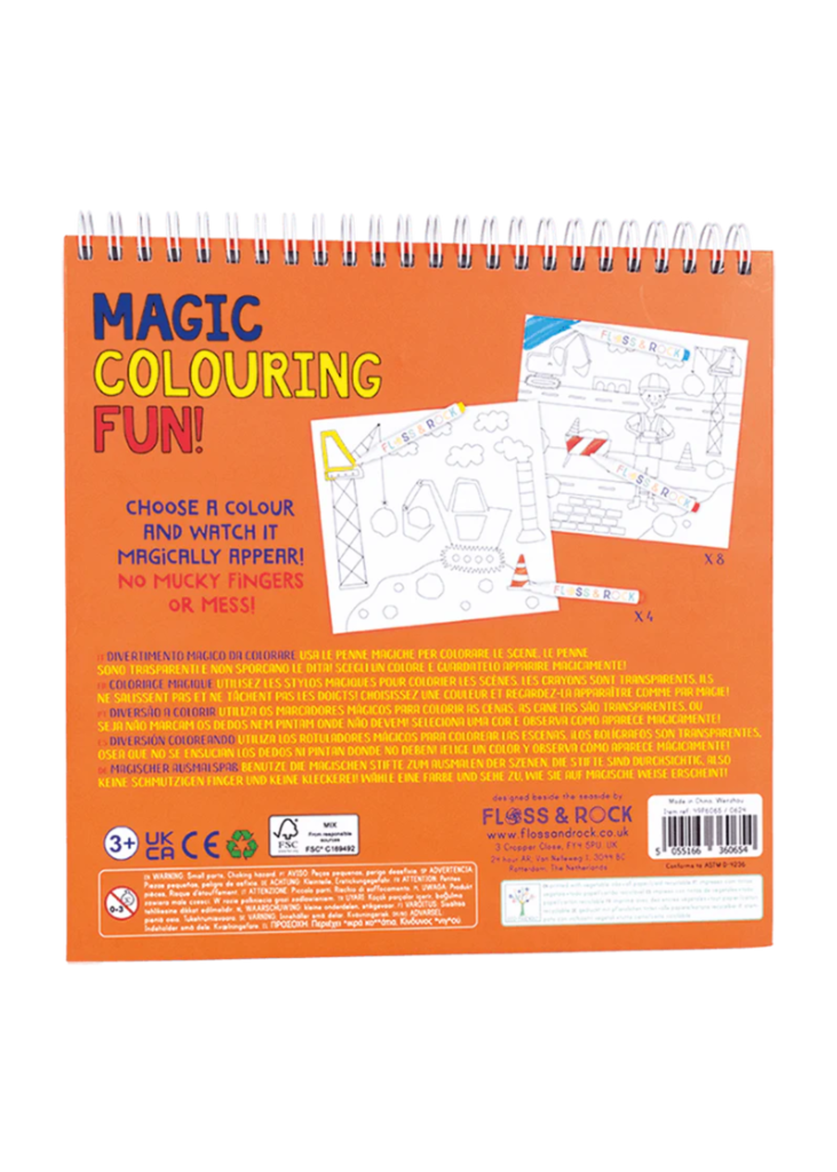 Floss and Rock Magic Colouring Fun - Construction