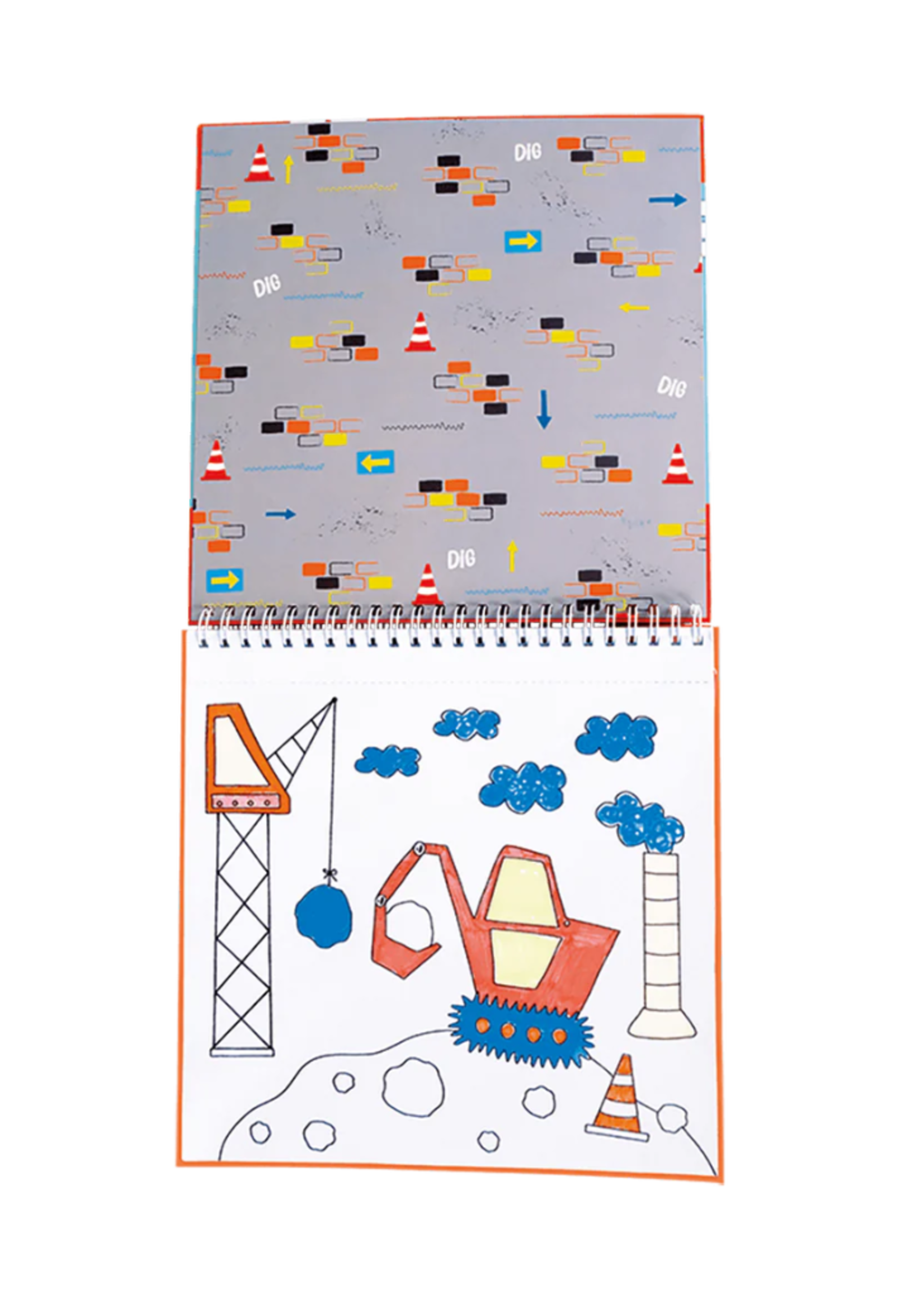 Floss and Rock Magic Colouring Fun - Construction
