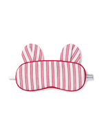Petite Plume Antique Red Ticking Bear-y Sweet Eye Mask