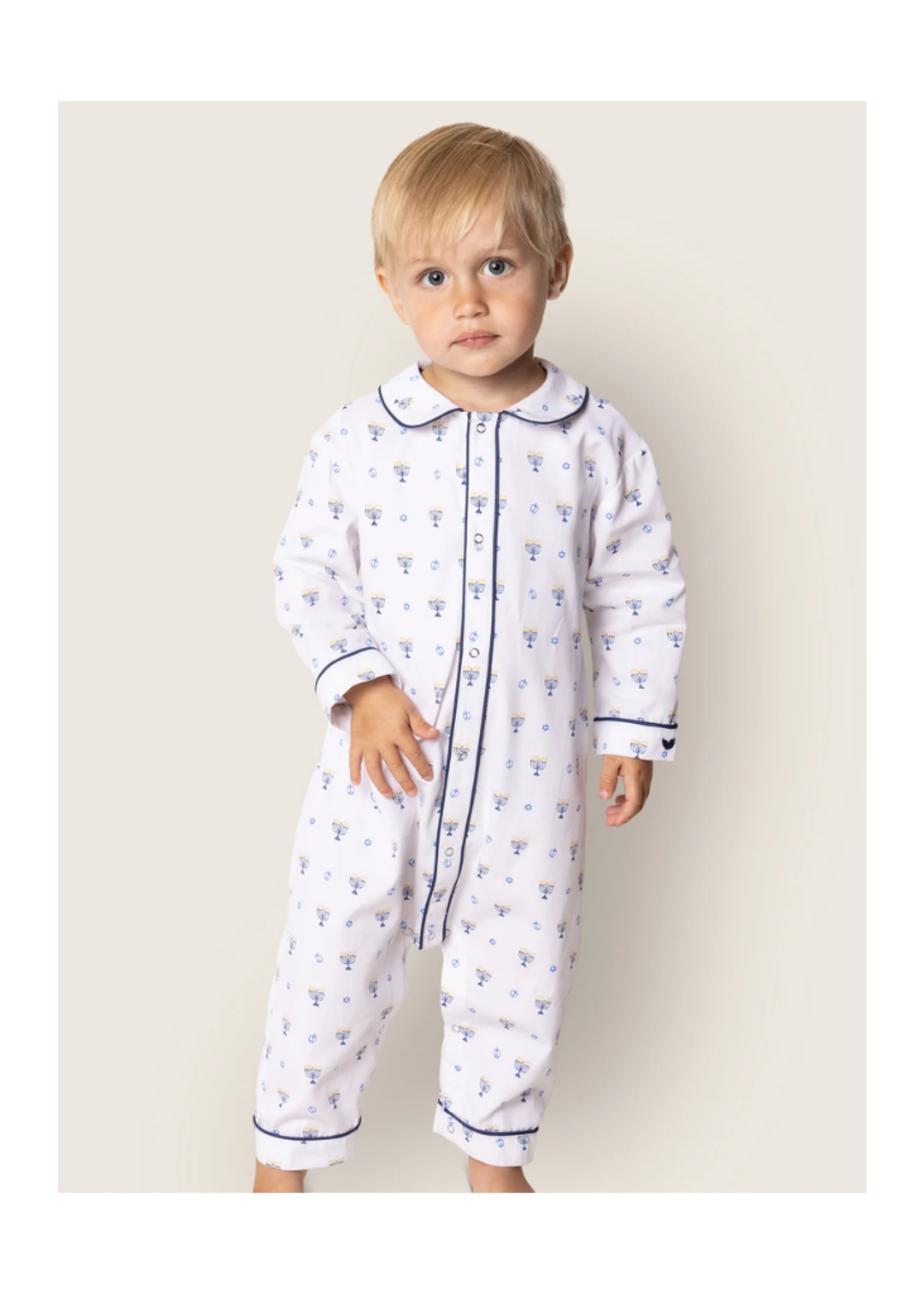 Petite Plume Hanukkah Cambridge Romper