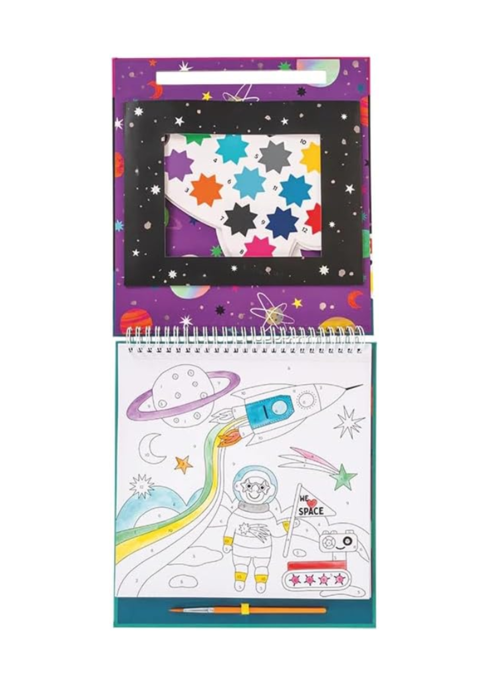 Floss and Rock Paint By Numbers - Space