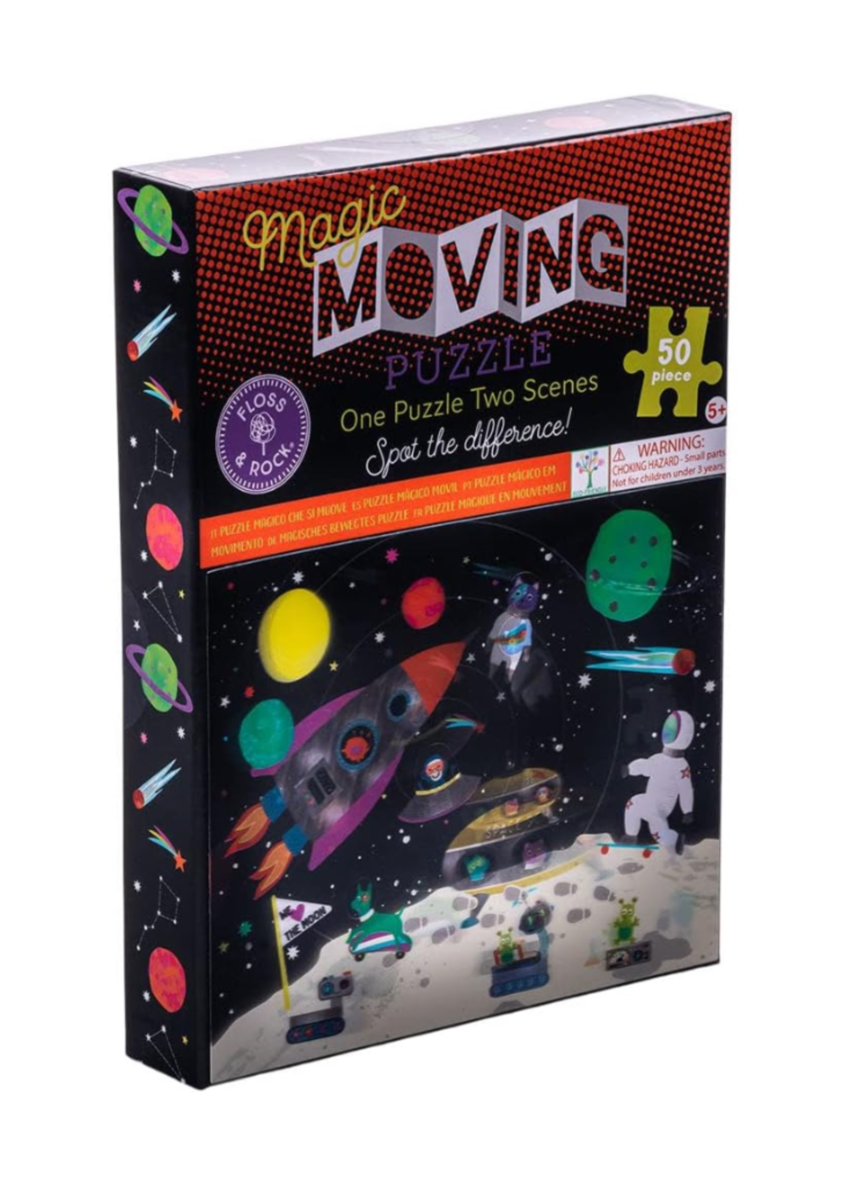 Floss and Rock Space Magic Moving Puzzle - 50 Pieces