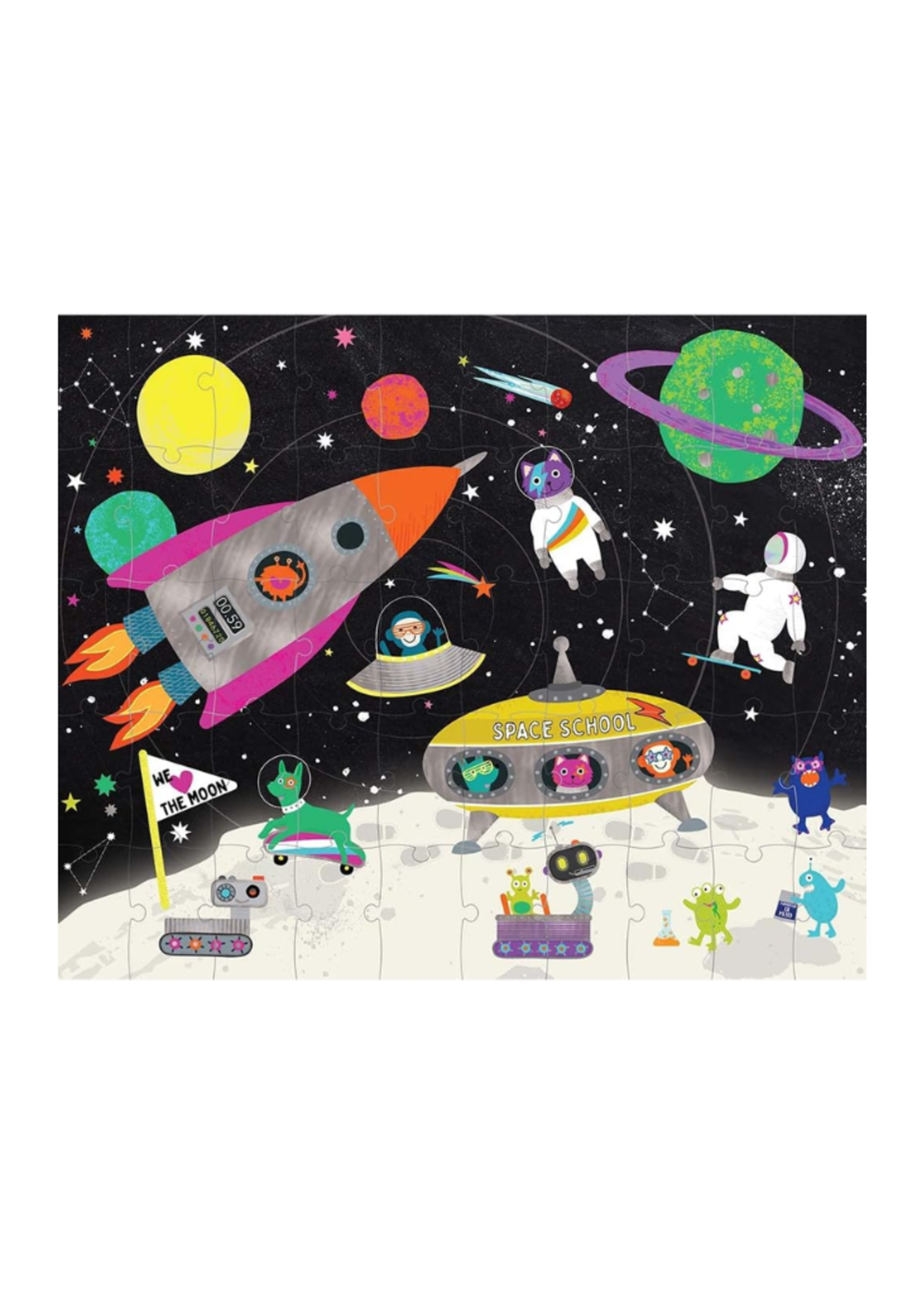 Floss and Rock Space Magic Moving Puzzle - 50 Pieces