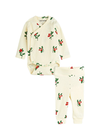 Mini Rodini Ligonberries AOP Baby Set