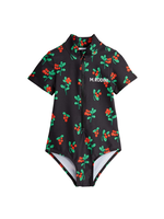 Mini Rodini Ligonberries AOP Swimsuit