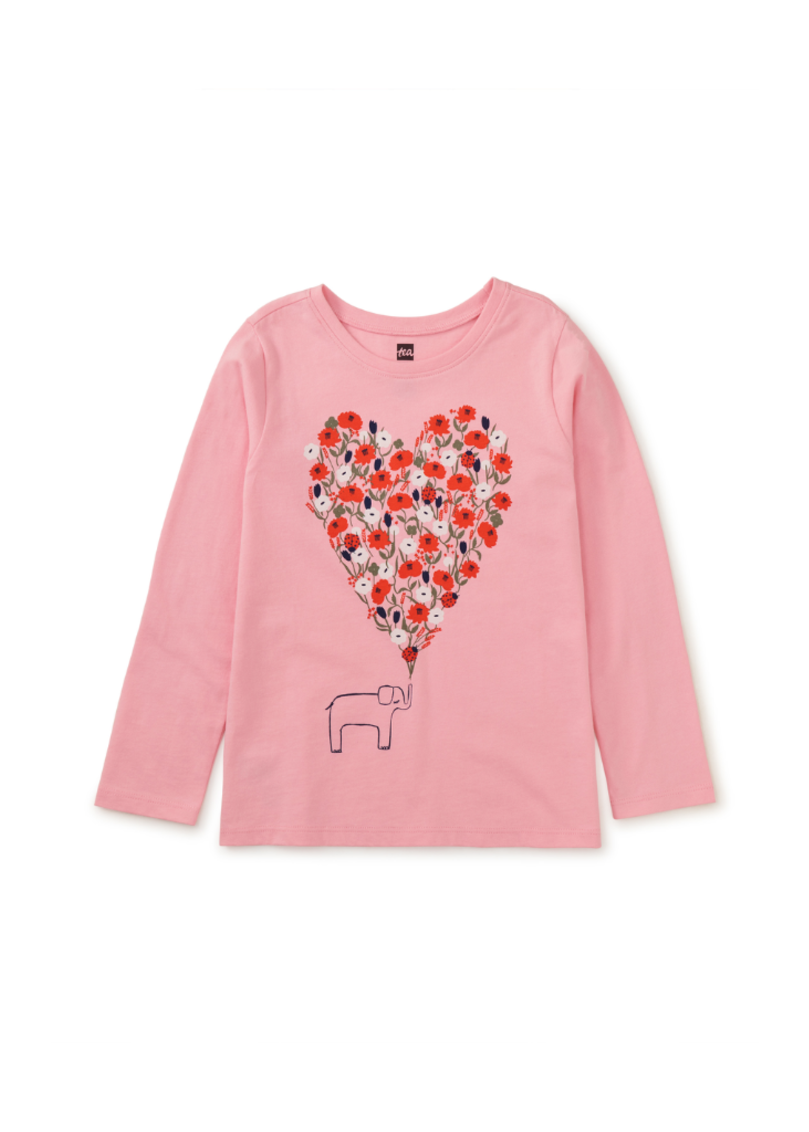 Tea Collection Elephant Heart Graphic Tee