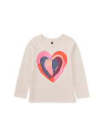 Tea Collection Painted Heart Graphic Tee