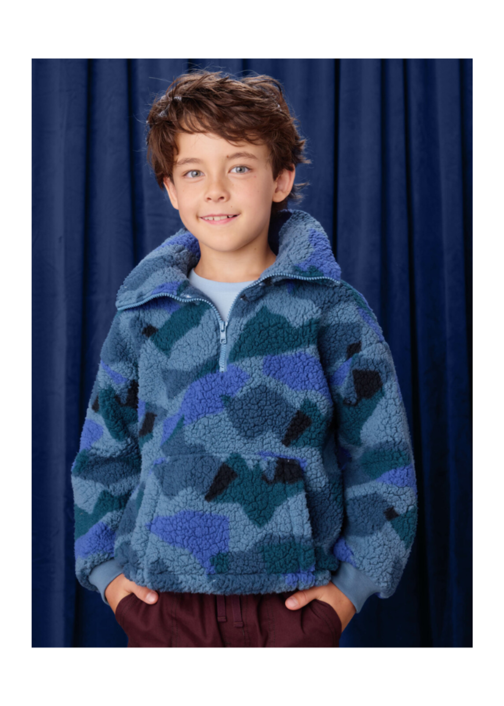 Tea Collection Teddy Fleece Pullover