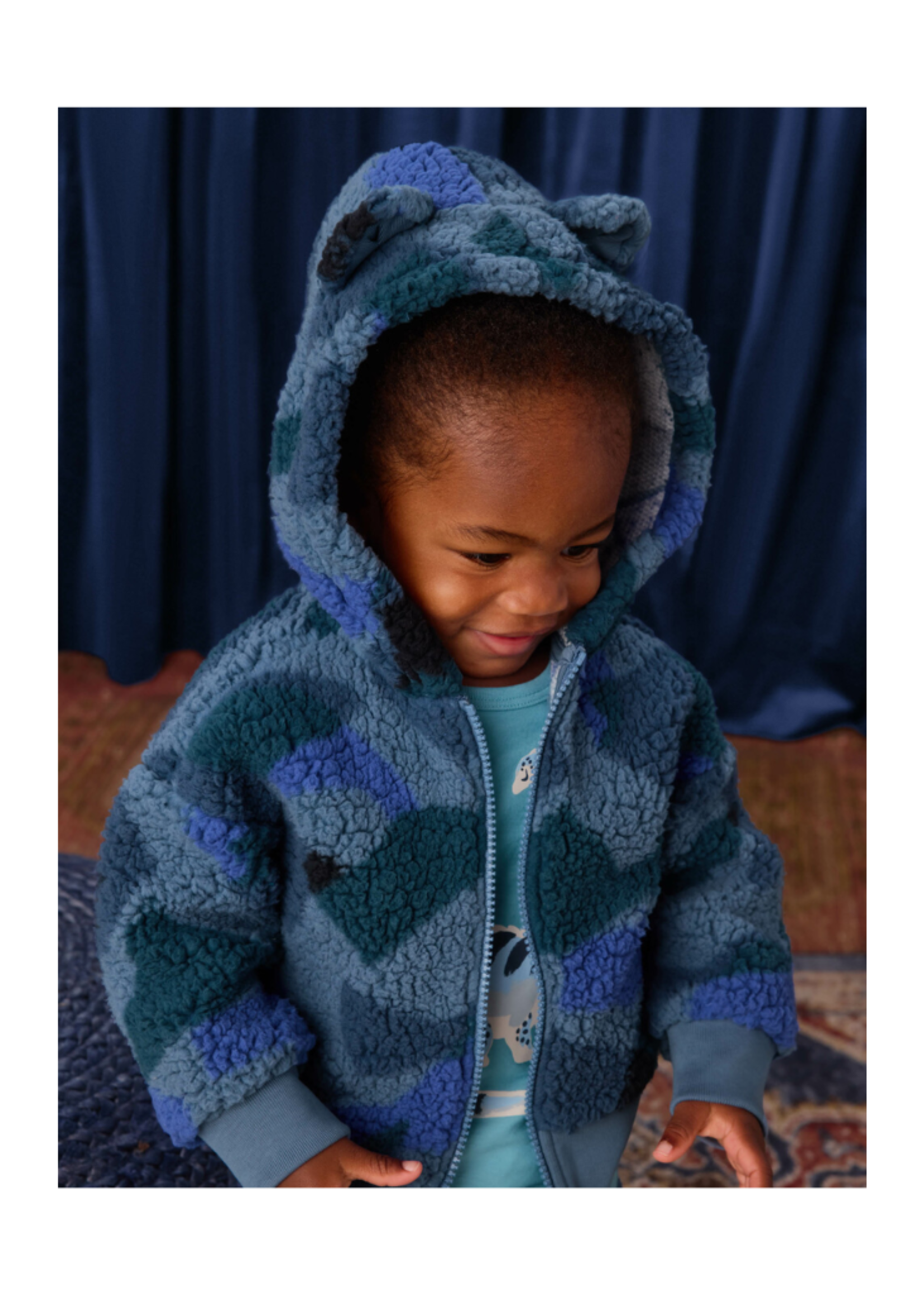 Tea Collection Teddy Fleece Bear Ears Hoodie