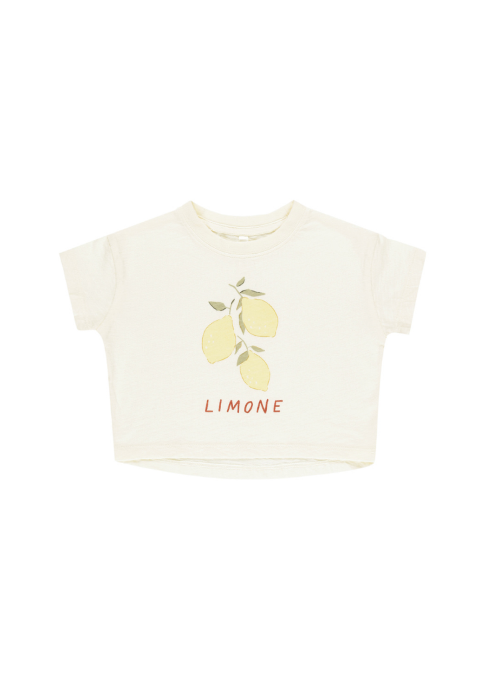 Rylee + Cru Boxy Tee - Limone