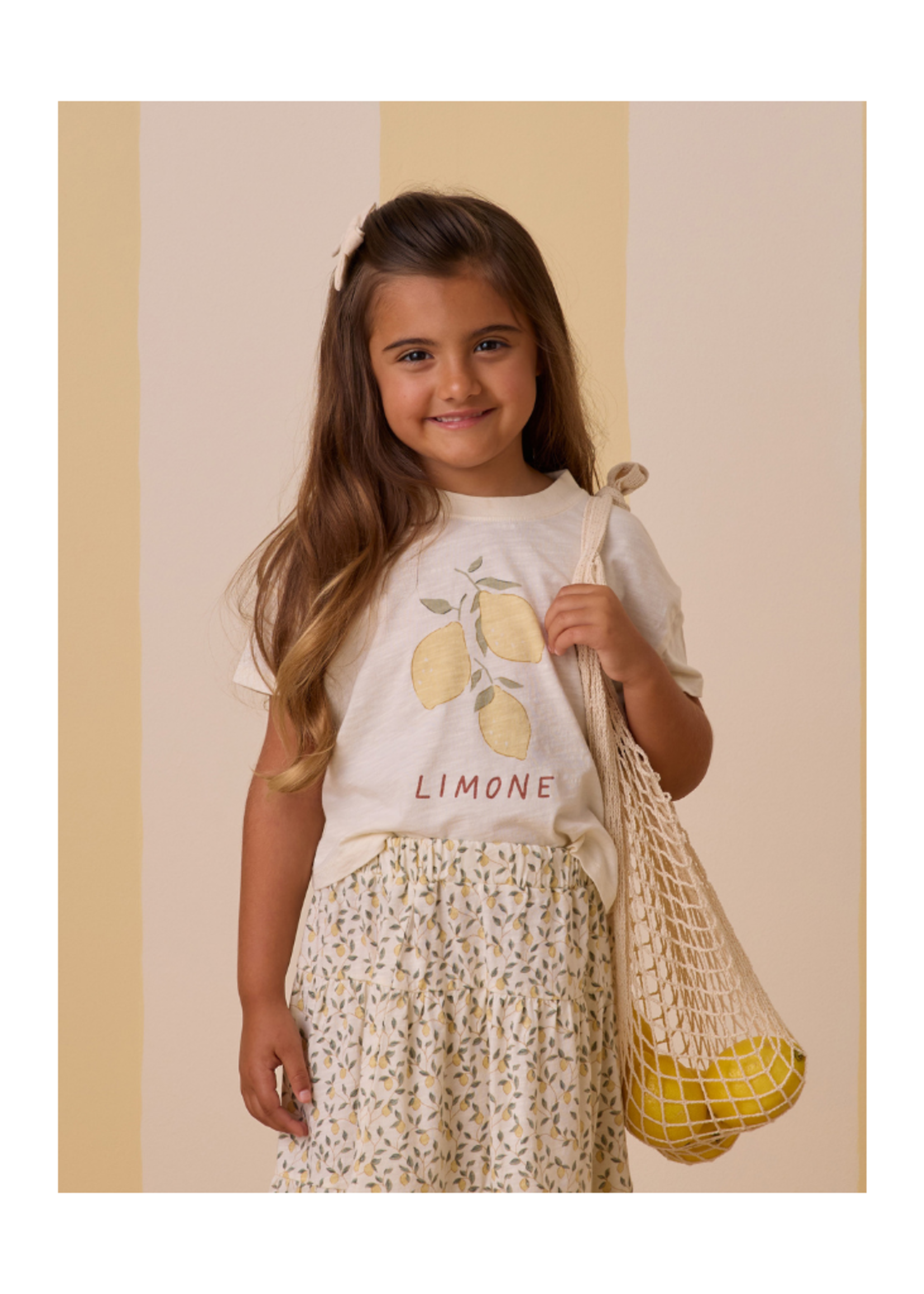 Rylee + Cru Boxy Tee - Limone