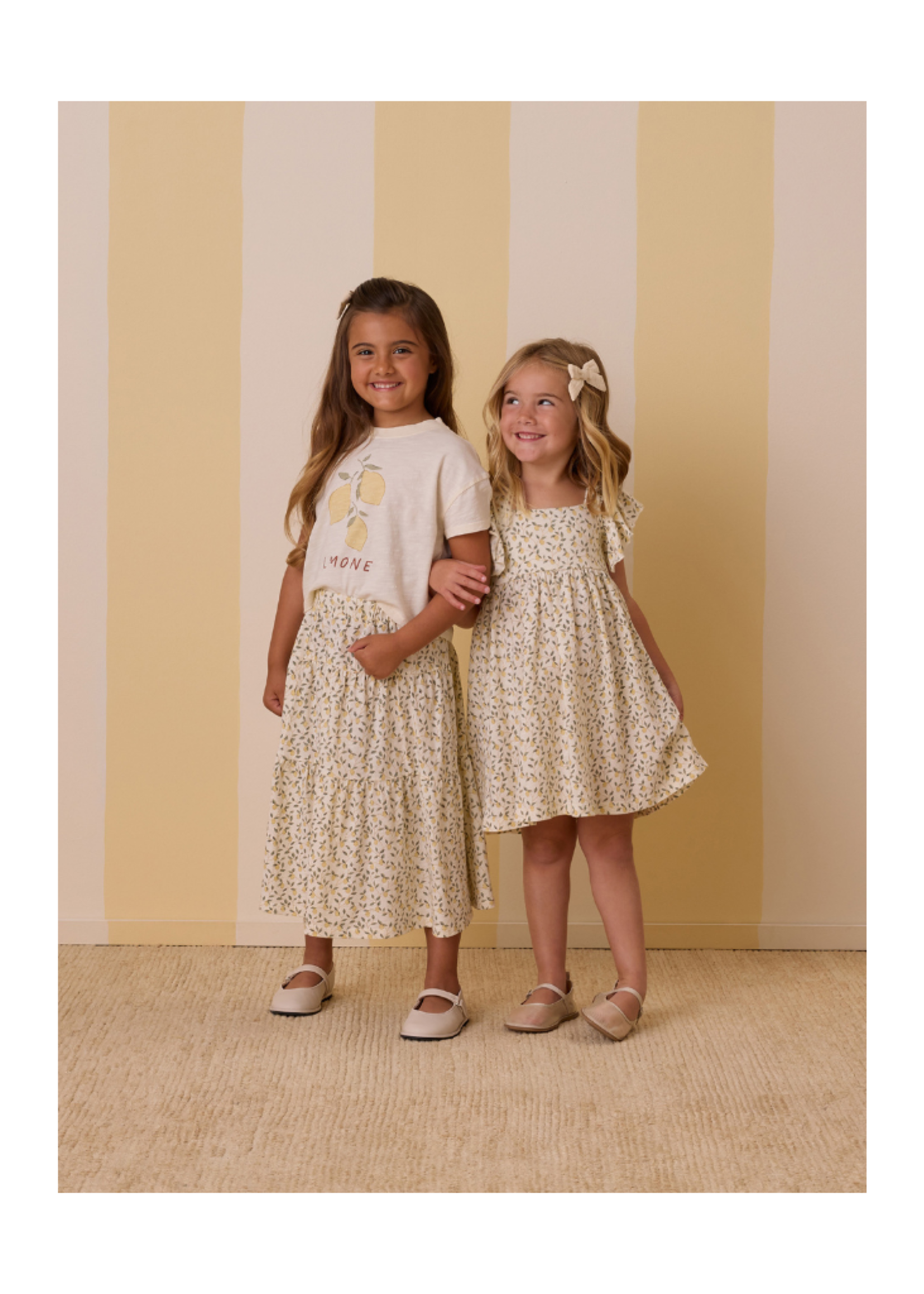 Rylee + Cru Boxy Tee - Limone