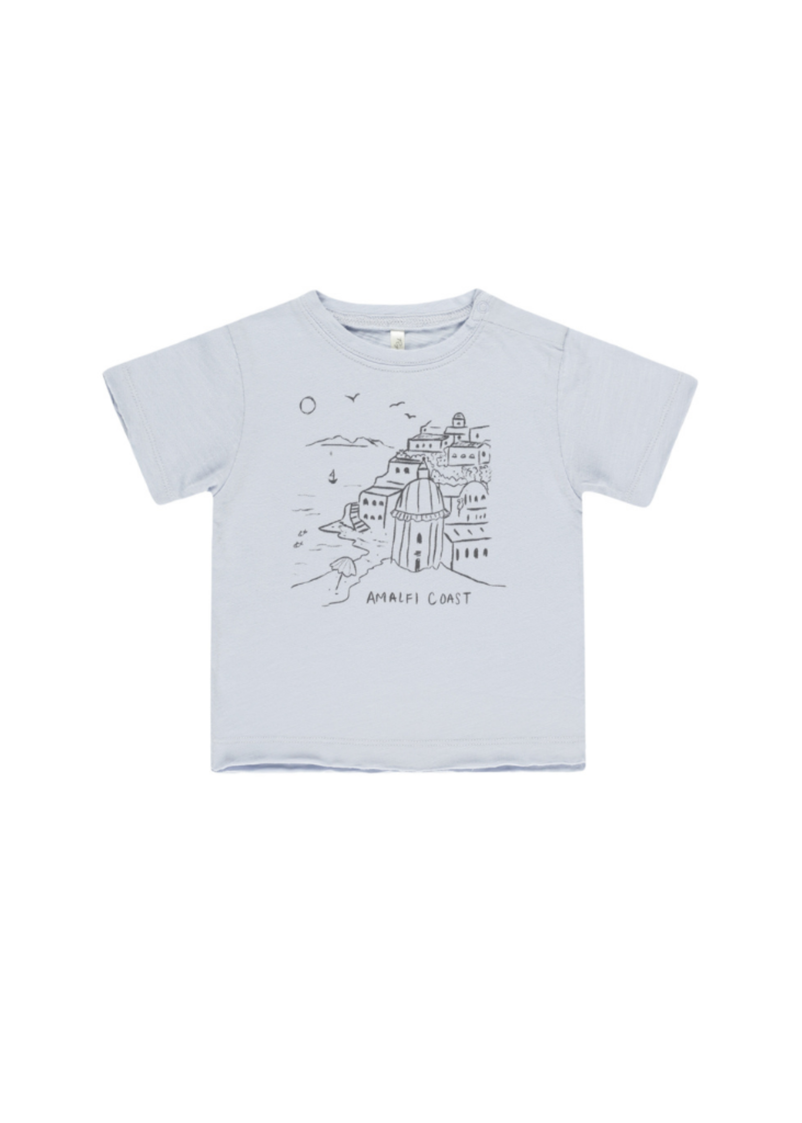 Rylee + Cru Raw Edge Tee - Amalfi Coast