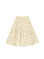 Rylee + Cru Tiered Midi Skirt - Daisies