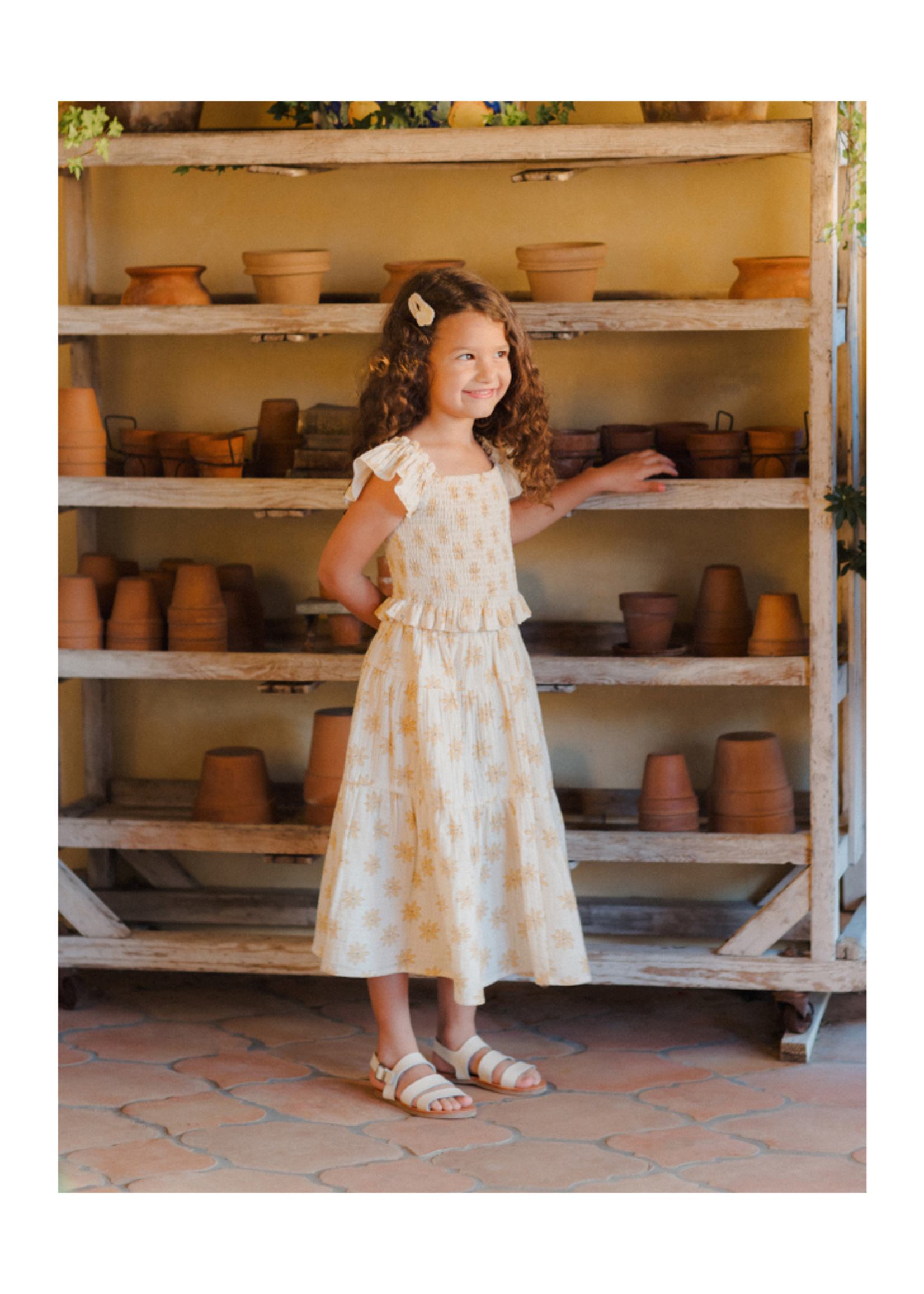 Rylee + Cru Zayla Top - Daisies