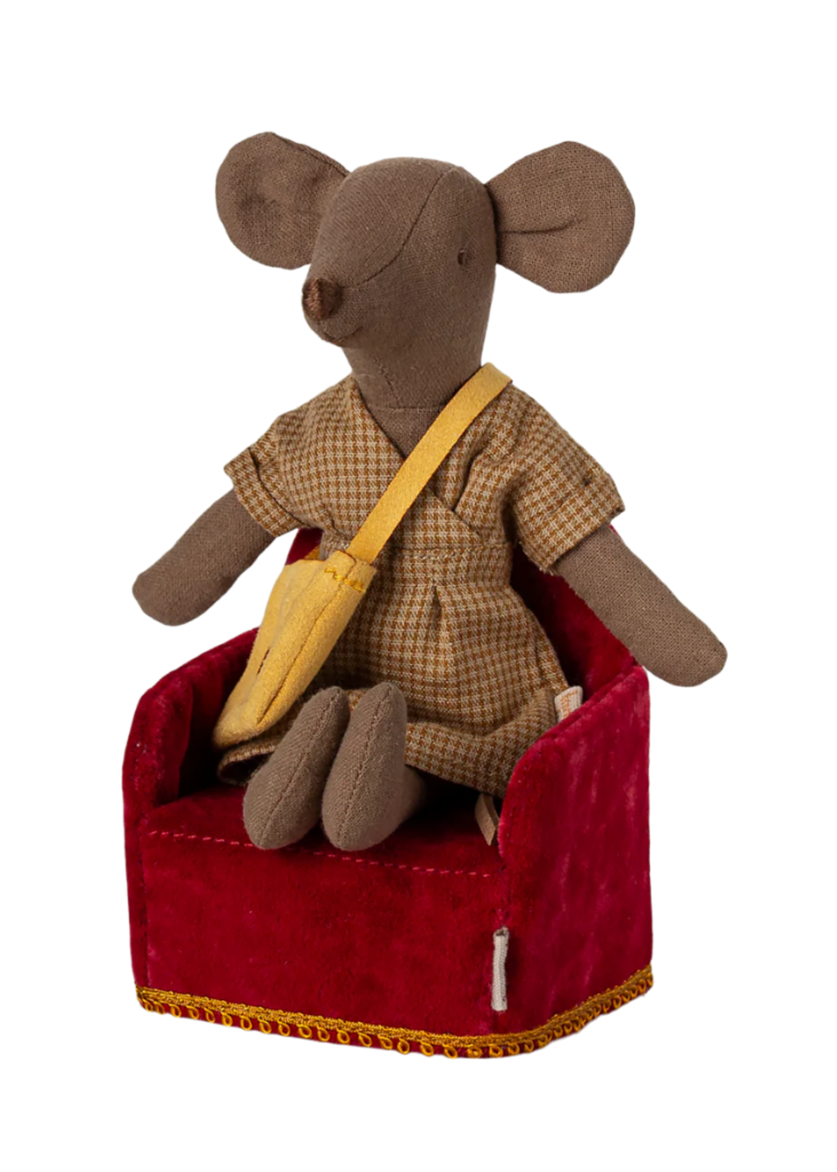 Maileg Folding Chair, Mouse - Red