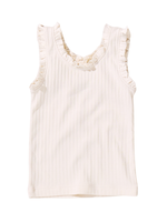 Pink Chicken Joy Ruffle Rib Tank