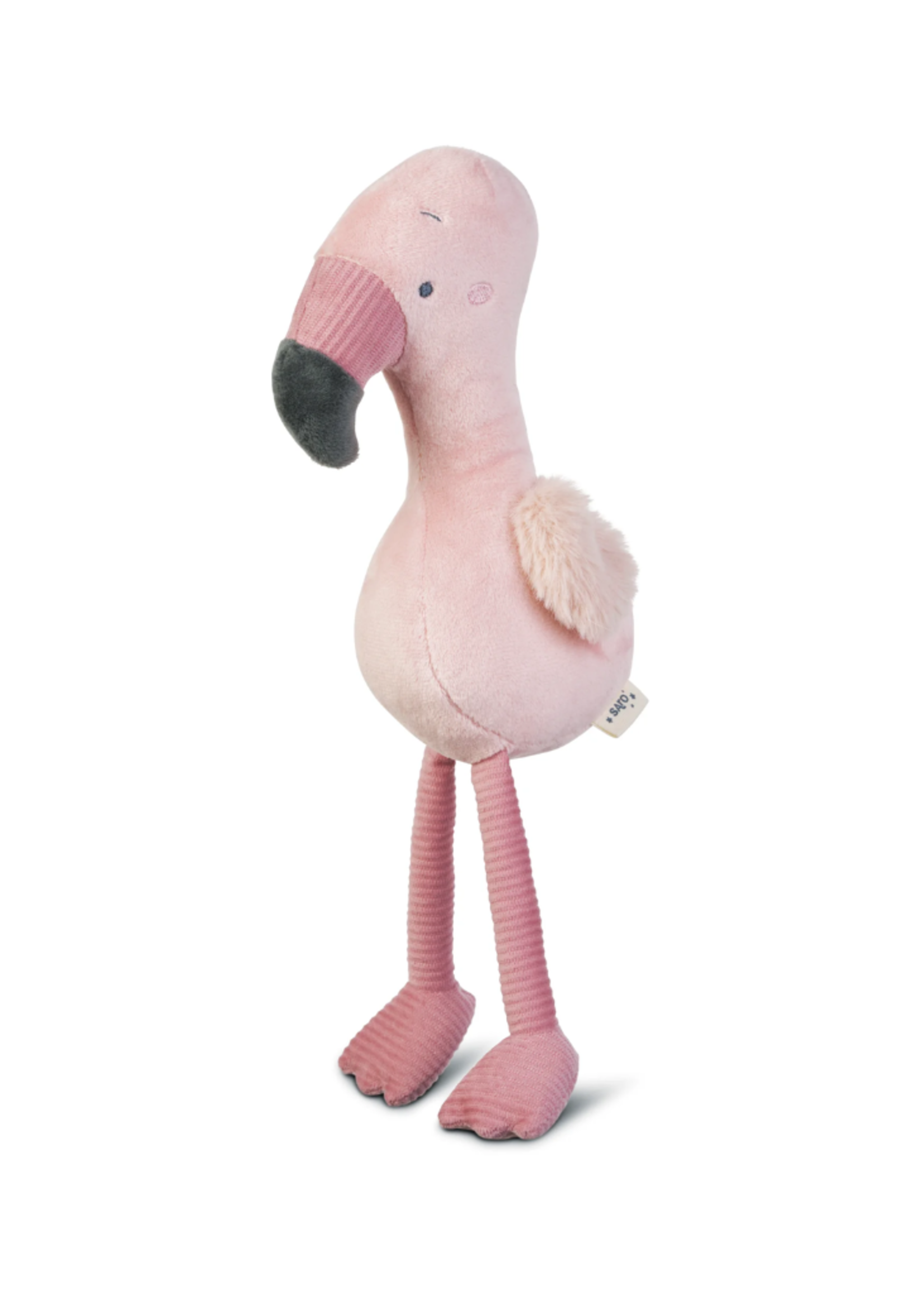 Saro Jungle Party Rag Doll - Pink Flamingo