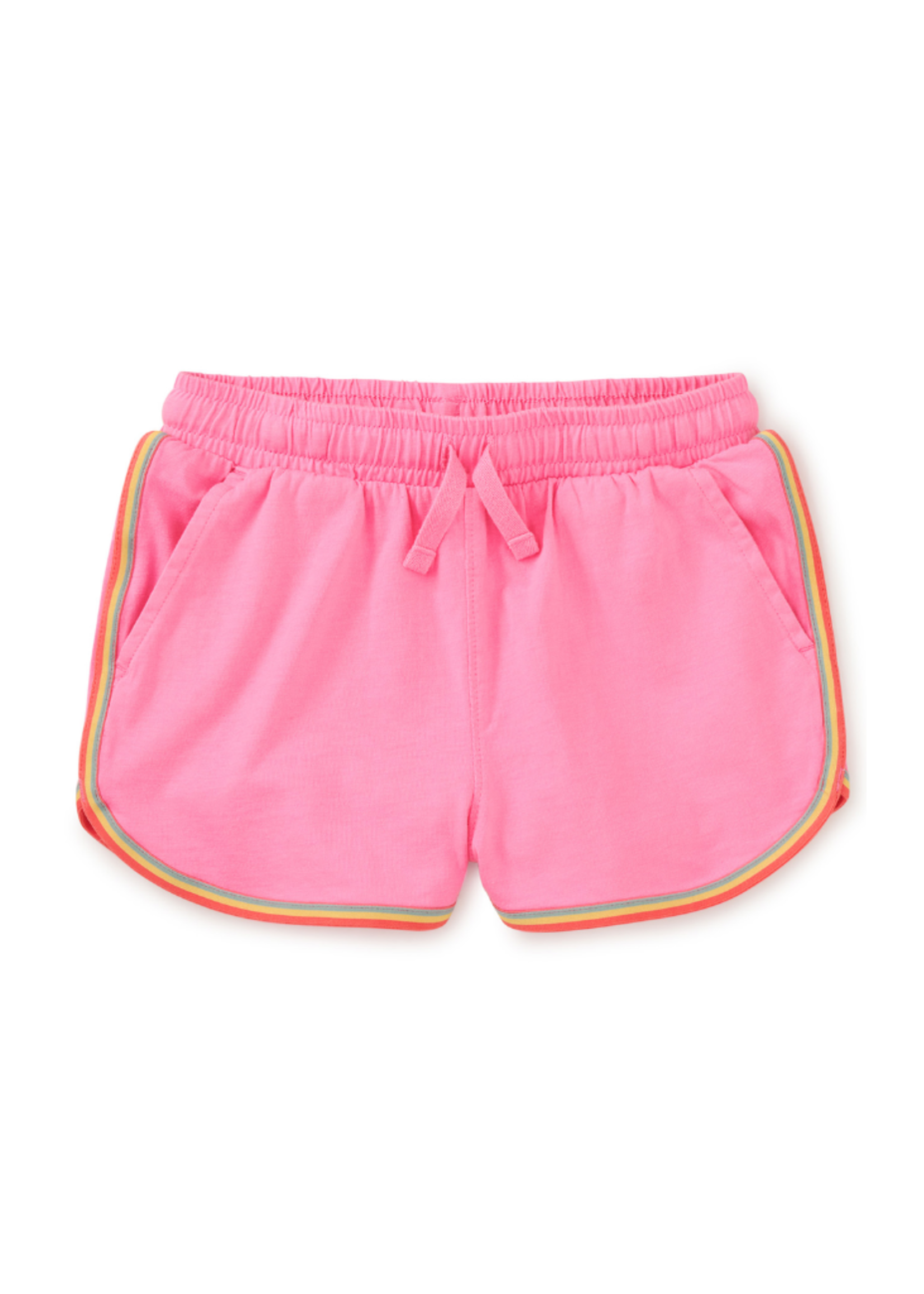 Tea Collection Rainbow Binding Track Shorts