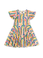 Tea Collection Flutter Sleeve Twirl Dress