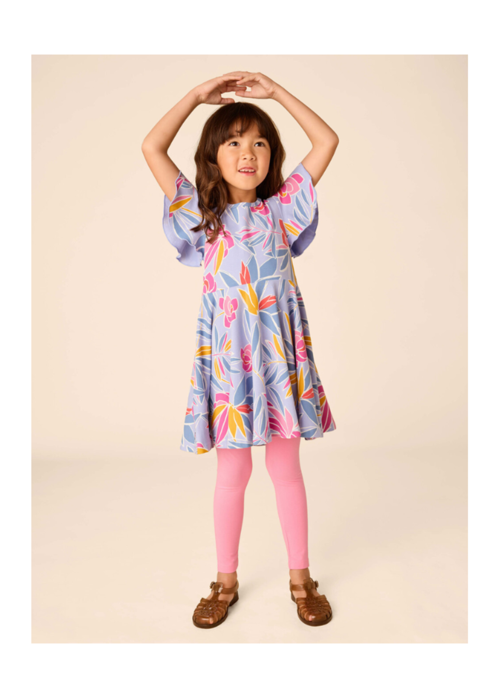 Tea Collection Flutter Sleeve Twirl Dress