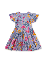 Tea Collection Flutter Sleeve Twirl Dress